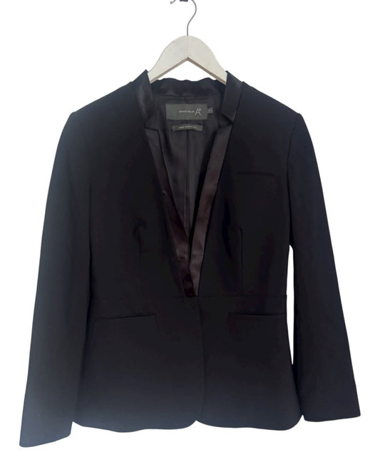 Arthur Galan Black Tuxedo Jacket - Size 12