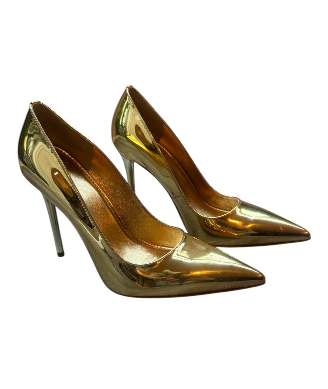 Wittner Gold 10cm Heels - Size 40 (Brand New)