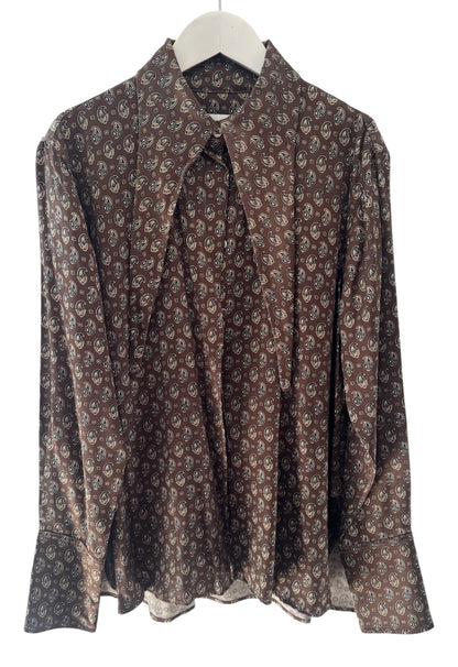 Scanlan & Theodore Paisley Silk Shirt - Size 12