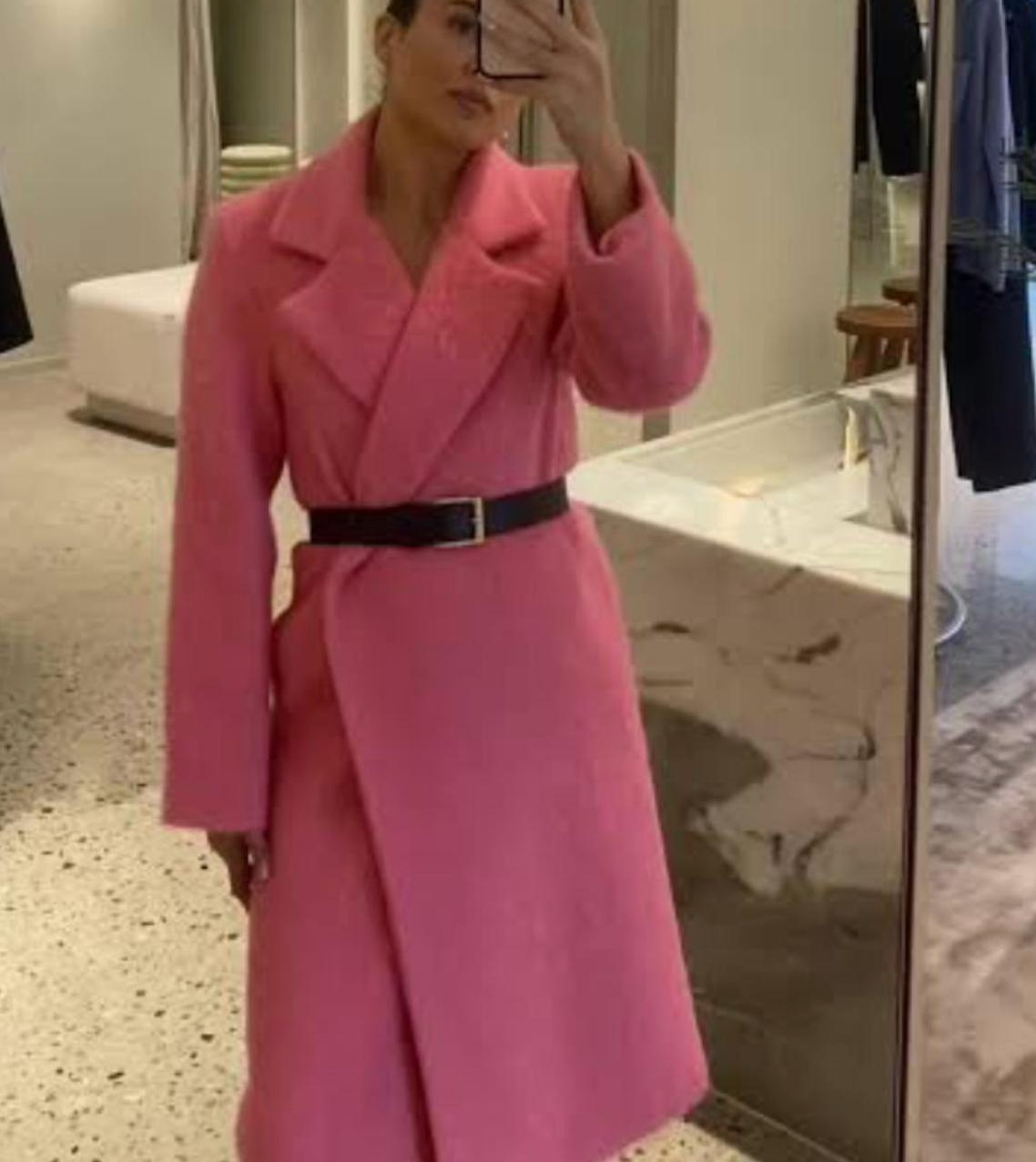 Viktoria & Woods Pink Romantica Wool Coat - Size 1