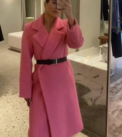Viktoria & Woods Pink Romantica Wool Coat - Size 1