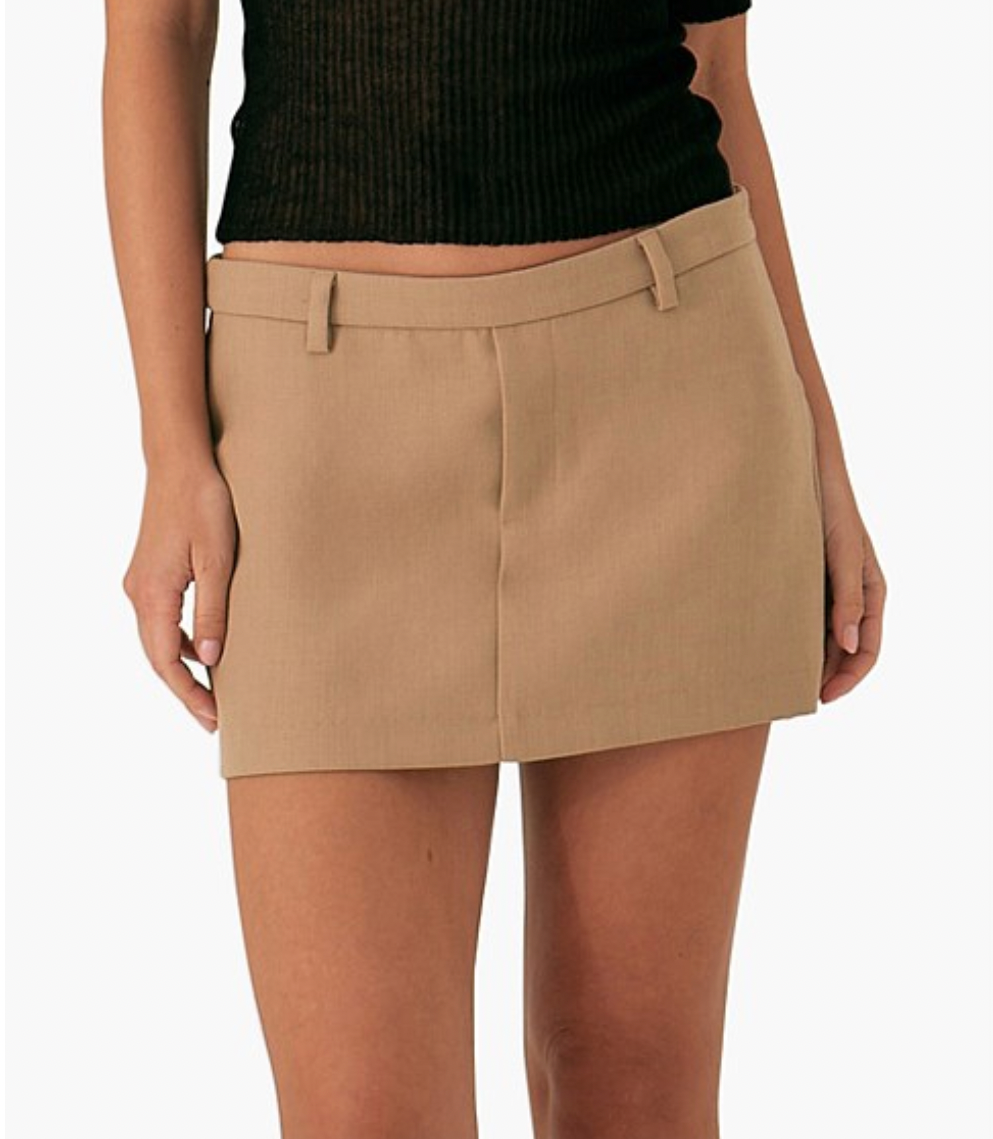 Rozalia X Rollas The Tailored Mini Skirt - Size S (Brand New)