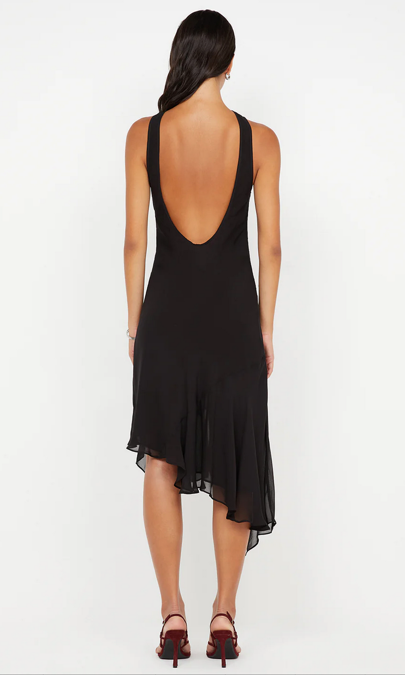 Bec + Bridge Aida Halter Black Dress - Size 10 (Brand New)