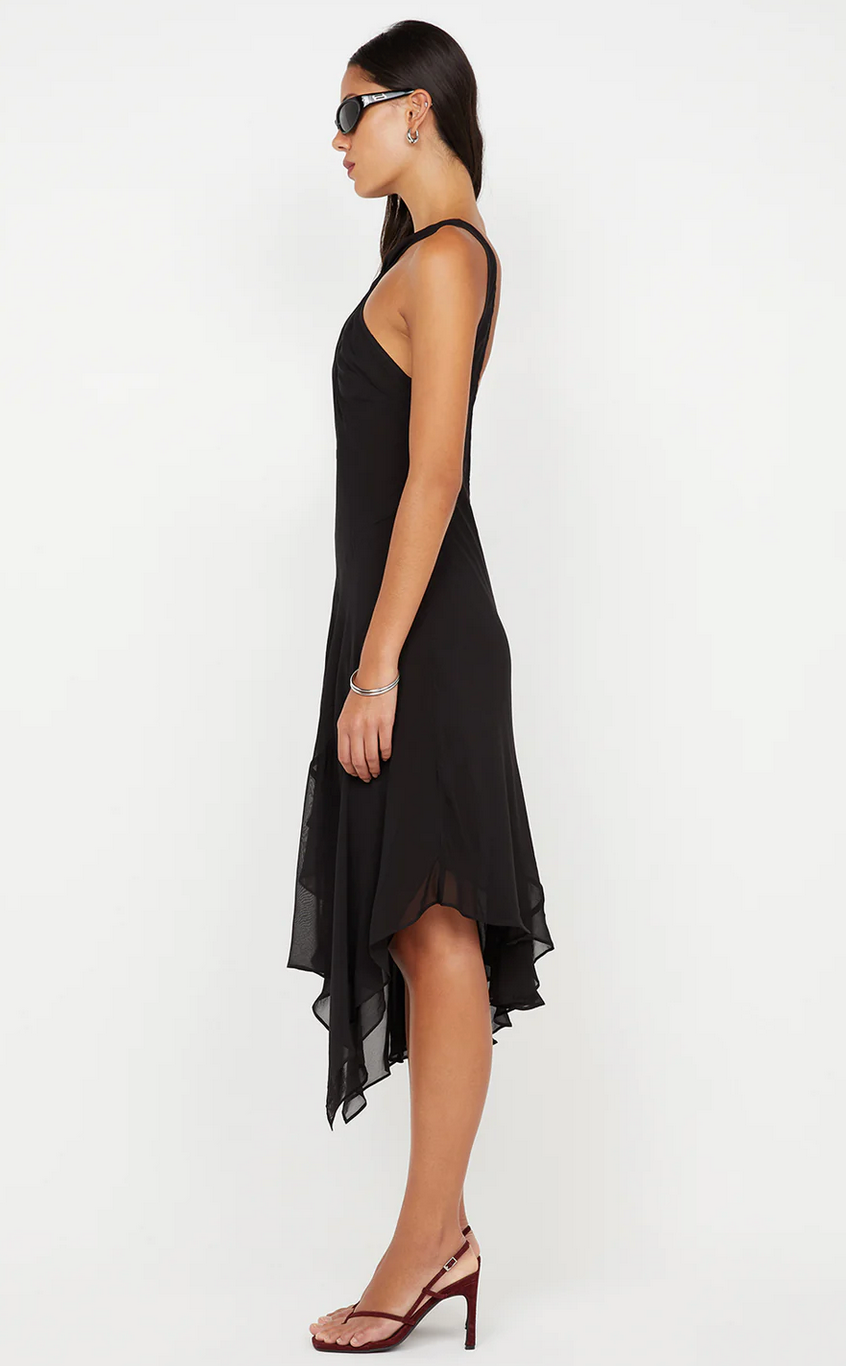 Bec + Bridge Aida Halter Black Dress - Size 10 (Brand New)