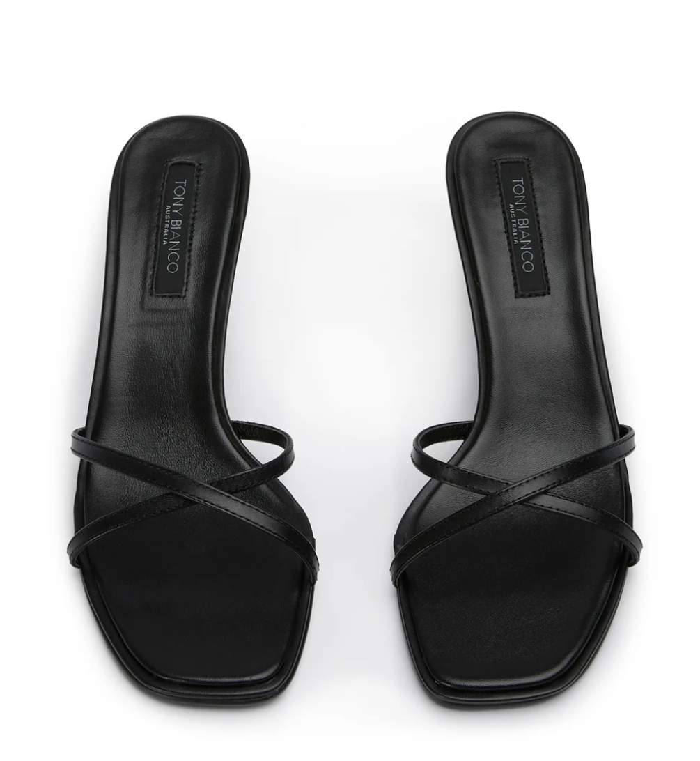 Tony Bianco Ashley Black Heel - Size 8 (Brand New)