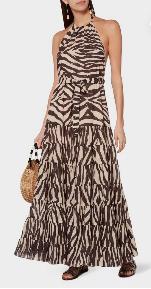 Zimmermann Juniper Halter Tie Dress - Size 0