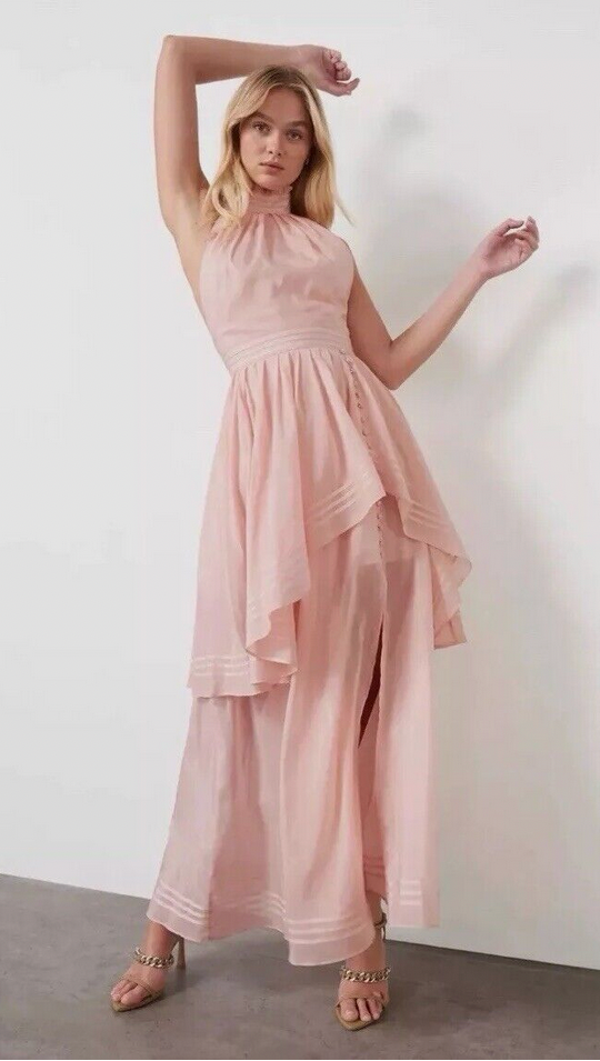 Aje. Sienna Dusty Pink Dress - Size 8