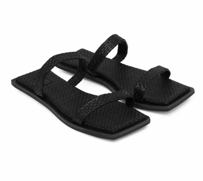 St. Agni Strappy Braided Sandals - Size 42
