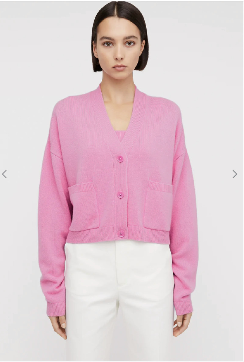 Scanlan Theodore Cashmere Pink Cardigan - Size S