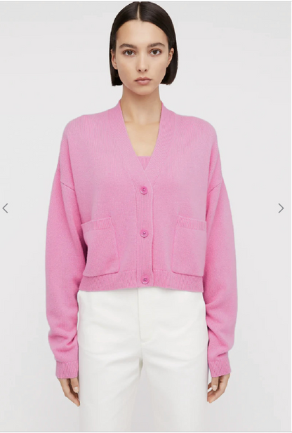 Scanlan Theodore Cashmere Pink Cardigan - Size S