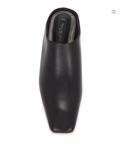 Tony Bianco Quo Black Mule - Size 8 (Brand New)