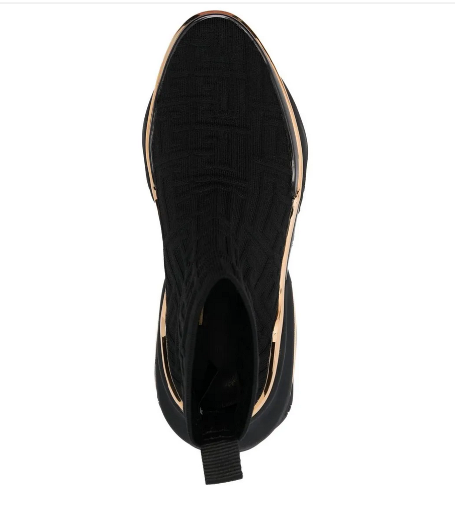 Balmain B Bold Slip On High Top Sneakers - Size 9 (40)