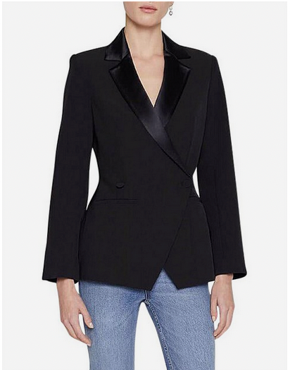 Anine Bing Black Ade Tuxedo Jacket - Size M (Brand New)