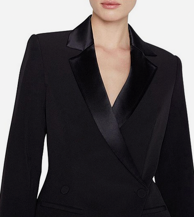 Anine Bing Black Ade Tuxedo Jacket - Size M (Brand New)