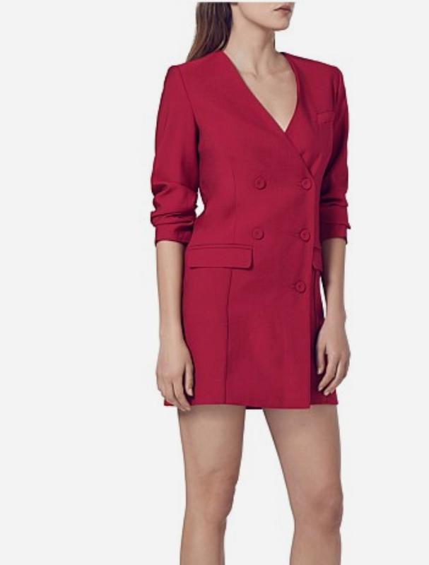 Viktoria & Woods Red Adriatic Blazer Dress - Size 3