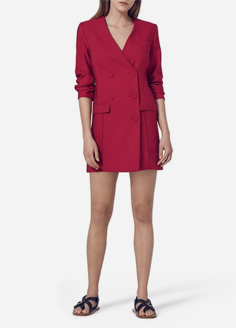 Viktoria & Woods Red Adriatic Blazer Dress - Size 3