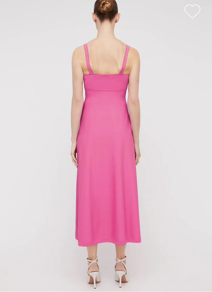 Scanlan Theodore Crepe Knit Square Neck Dress - Size XS