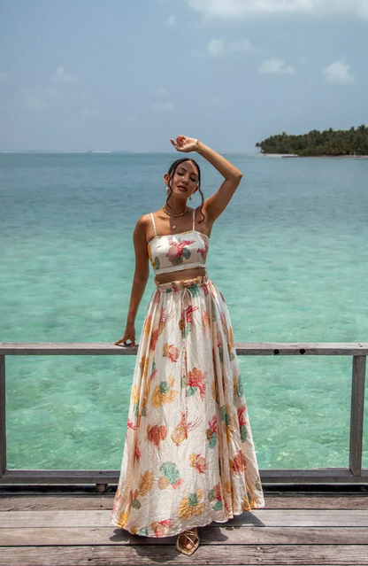 Rooh Collective La Mer Summer Crop Top - Size M (Brand New)