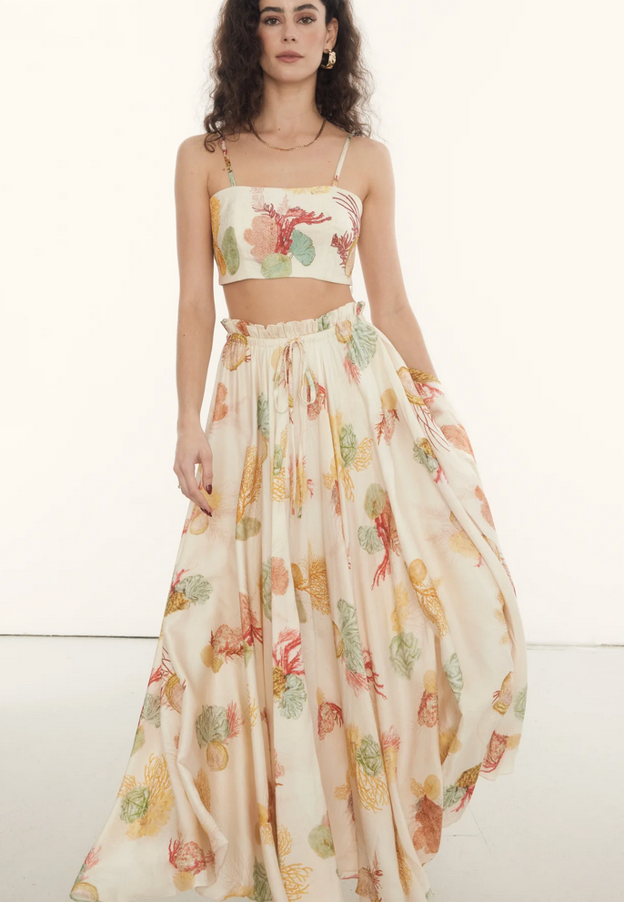 Rooh Collective La Mer Summer Crop Top - Size M (Brand New)