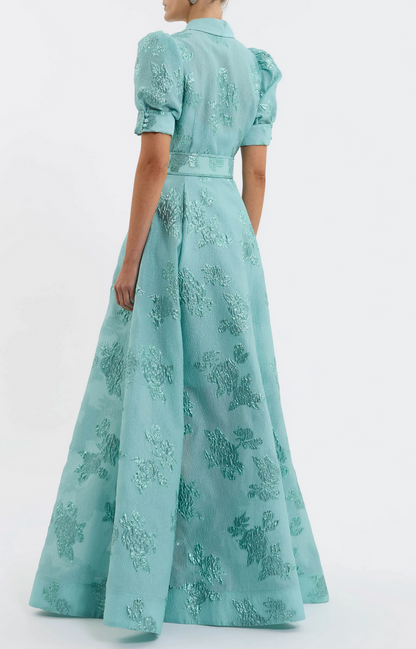 Rebecca Vallance Benette Short Sleeve Gown - Size 12 (Worn Once) RRP $1399