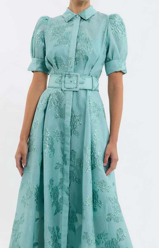 Rebecca Vallance Benette Short Sleeve Gown - Size 12 (Worn Once) RRP $1399