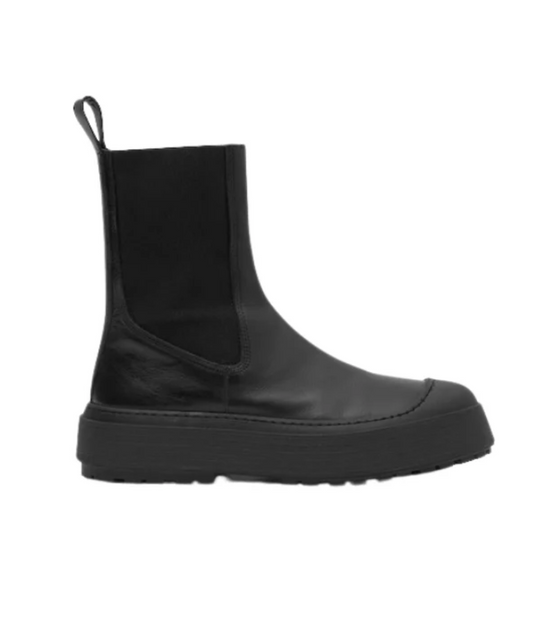 Camilla and Marc Willow Chunky Black Boots - Size 41