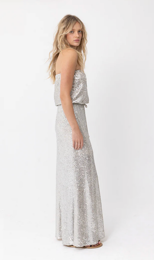 Joey the Label Goddess Sequin Strapless Dress - Size 6 (Brand New with Tags)