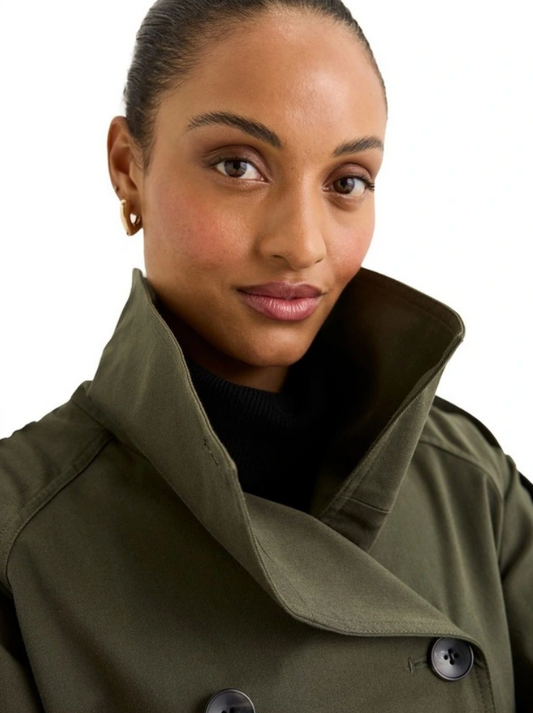 Yarra Trail Aubrey Khaki Trench - Size 8 (Brand New with Tags)