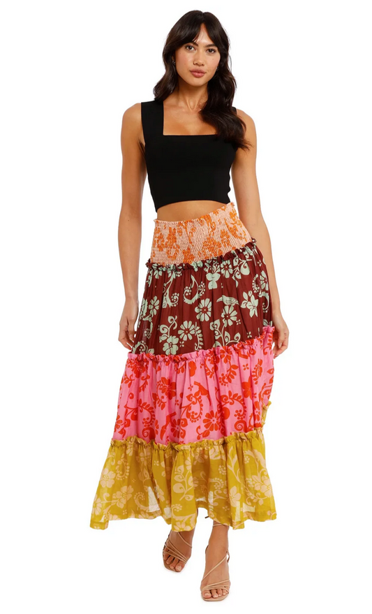 Alemais Luis Tiered Skirt - Size 8