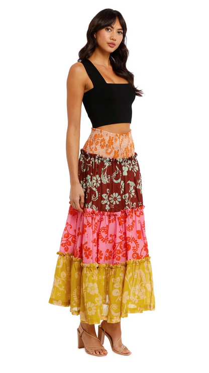 Alemais Luis Tiered Skirt - Size 8