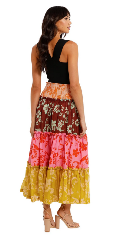 Alemais Luis Tiered Skirt - Size 8