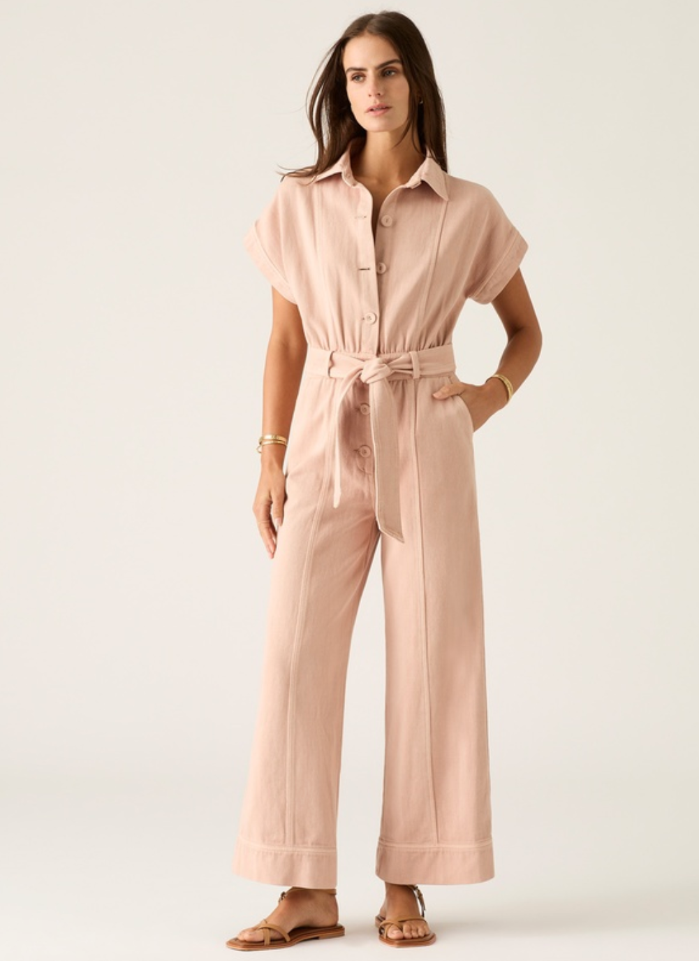 Mos the Label Ana Denim Jumpsuit - Size 10