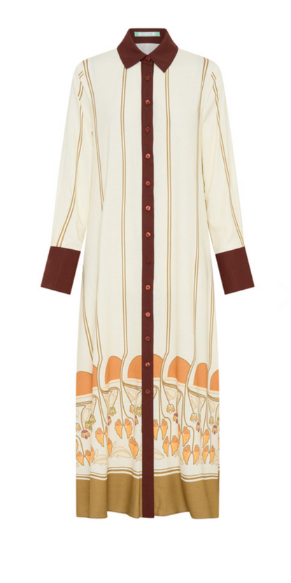 Bohemian Traders Rise Deco Shirt Dress - Size 8