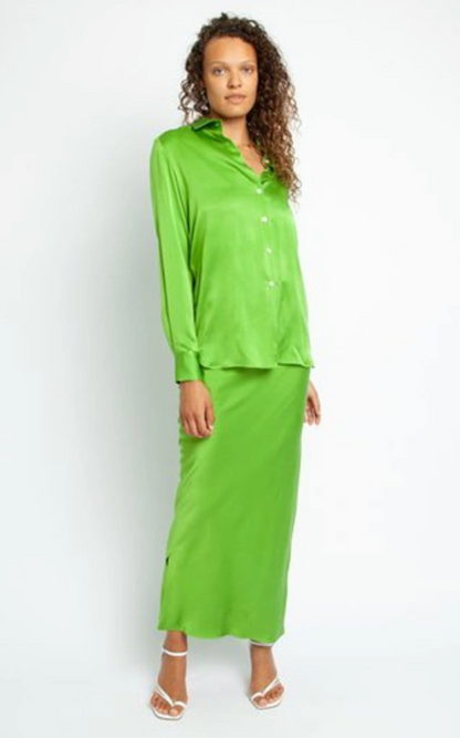Christopher Esber Apple Bias Silk Shirt - Size 8