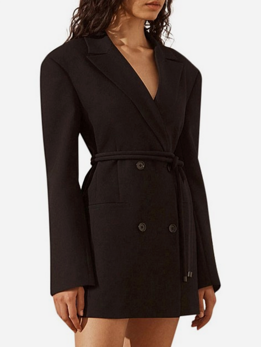 Shona Joy Irena Blazer Dress with Belt - Size 10