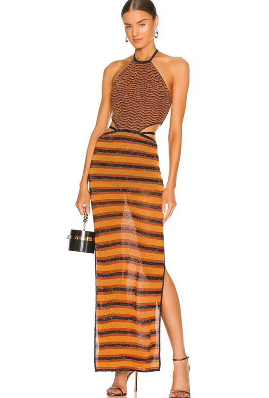 Bec + Bridge Ziggy Knit Maxi Dress - Size 8