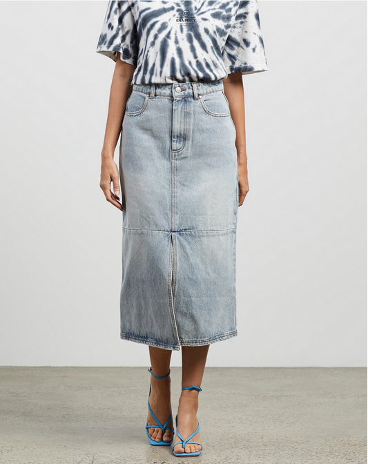 Ena Pelly Pippa Denim Skirt - Size M