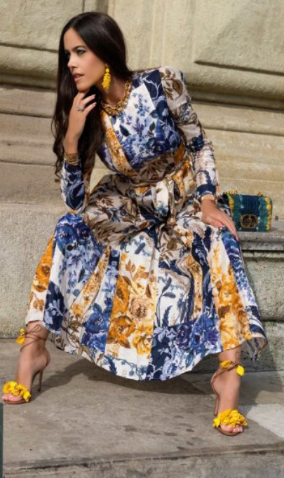 Zimmermann Aliane Patchwork Midi Dress - Size 0