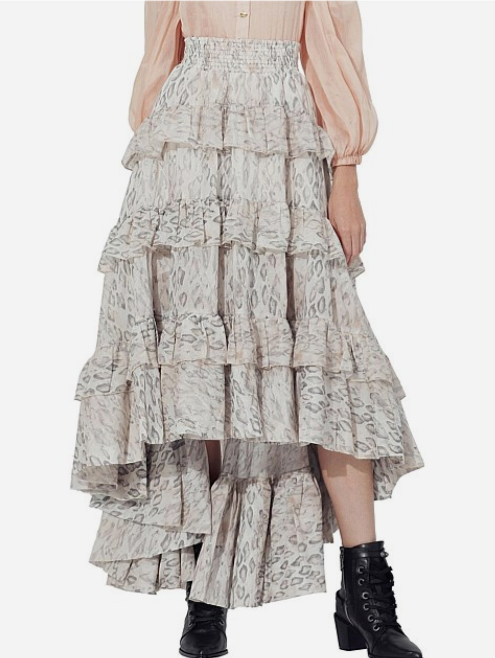 Aje. Sorocco Bubble Maxi Skirt - Size 6