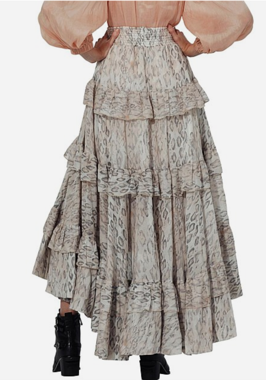 Aje. Sorocco Bubble Maxi Skirt - Size 6