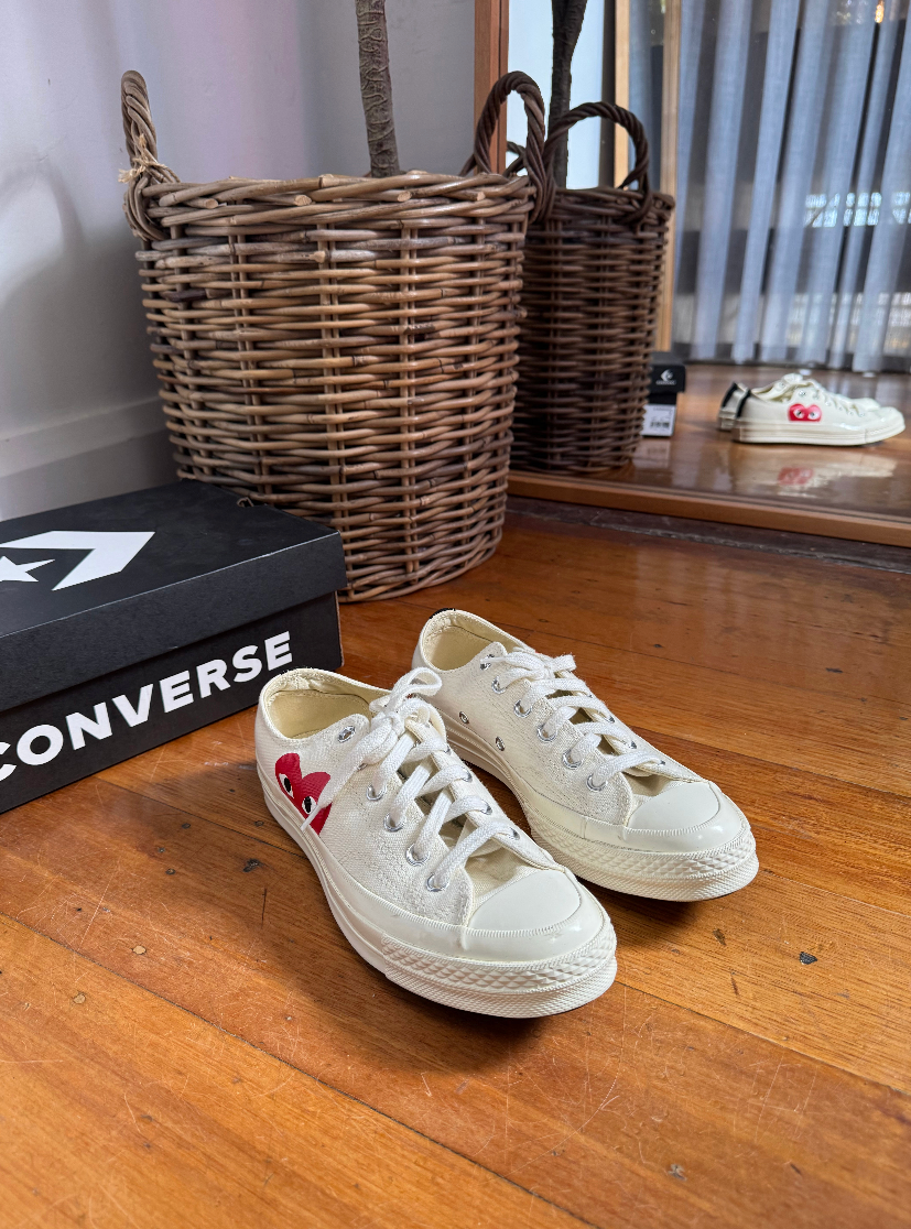 Converse Big Heart Comme Des Garcons Unisex Sneakers - Size 8 (Brand New in Box)