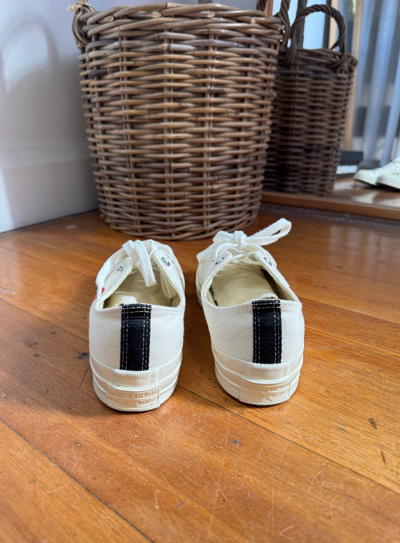 Converse Big Heart Comme Des Garcons Unisex Sneakers - Size 8 (Brand New in Box)