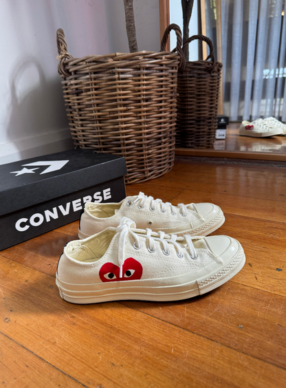 Converse Big Heart Comme Des Garcons Unisex Sneakers - Size 8 (Brand New in Box)