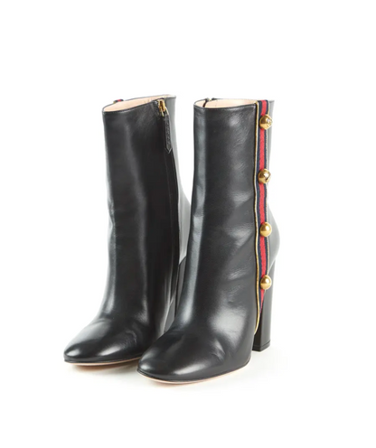 Gucci Authentic Leather Riding Boots - Size 41 (Box & Dust Bags included)