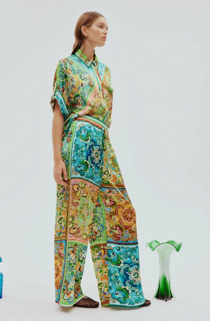 Alemais Dreamer Shirt & Pant Set - Size 6 (Oversized)