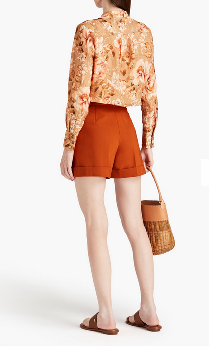 Zimmermann Floral Linen Blouse - Size 1