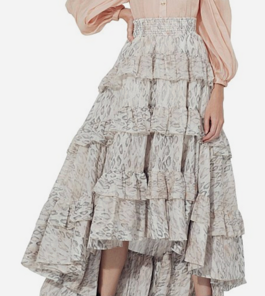 Aje. Sorocco Bubble Maxi Skirt - Size 6