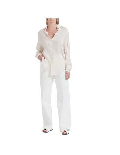 Viktoria & Woods Pyramid Shirt Cream Cupro