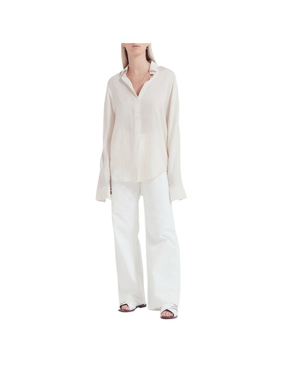 Viktoria & Woods Pyramid Shirt Cream Cupro