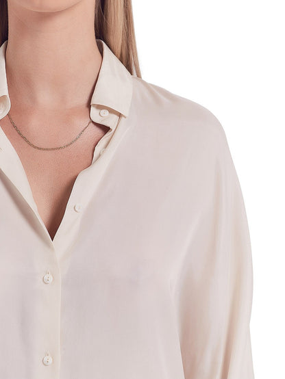 Viktoria & Woods Pyramid Shirt Cream Cupro